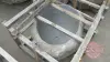 Product image 5 of the product “Basin from Riverstone, Natural surface, polished inside. Dia approx 86-90. Height 51-55 ”